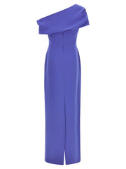 Carolina Herrera Blue Polyester Long Dress