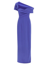 Carolina Herrera Blue Polyester Long Dress