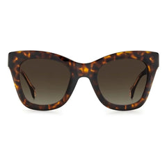 Carolina Herrera Brown Acetate Sunglasses