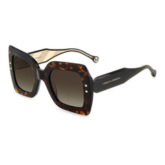 Carolina Herrera Brown Acetate Sunglasses - Sunglasses