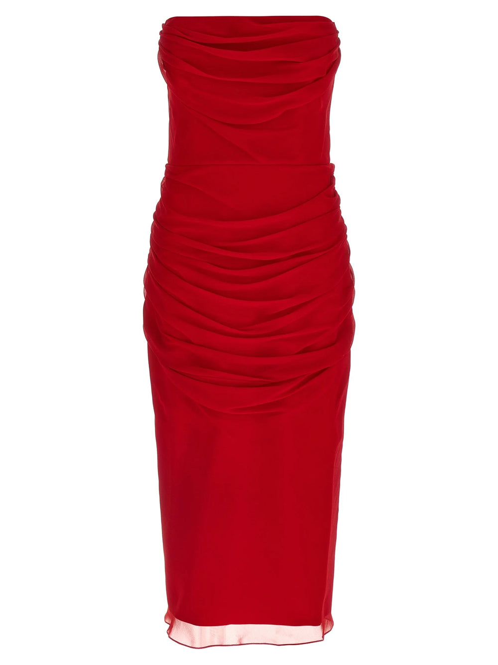 Carolina Herrera Multicolor Silk Midi Dress - 4