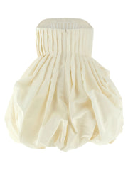 Carolina Herrera White Silk Short Dress - 4