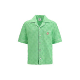 Casablanca Bicolor Cotton Shortsleeve Shirt