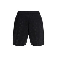 Casablanca Black Cotton Bermuda Shorts - S