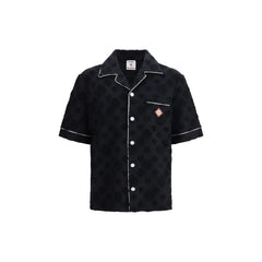 Casablanca Black Cotton Shortsleeve Shirt