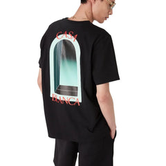 Casablanca Black Cotton T-Shirt - T-Shirts