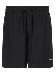 Casablanca Black Silk Bermuda Shorts
