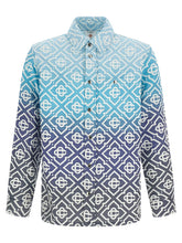 Casablanca Blue Cotton Shell Jacket - M