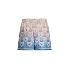 Casablanca Gradient Heart Monogram Silk Shorts - Shorts
