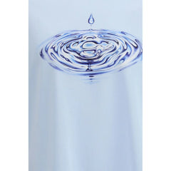 Casablanca Light Blue Cotton T-Shirt