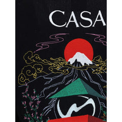 Casablanca Merino Wool embroidered Cardigan - Cardigans