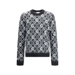 Casablanca Monogram Crew Sweater - Sweaters