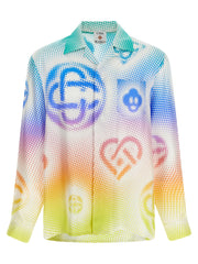 Casablanca Multicolor Silk Blouse