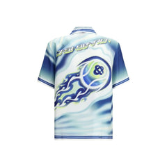 Casablanca Multicolor Silk Dress Shirt