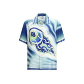 Casablanca Multicolor Silk Dress Shirt