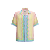Casablanca Multicolor Silk Pattern Shirt - S