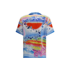 Casablanca Teacher Butterfly Landscape short sleeves Shirt - Shirts