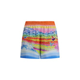 Casablanca Teacher Butterfly Landscape Shorts - Shorts