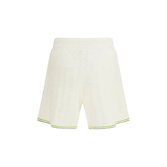 Casablanca White Cotton Bermuda Shorts