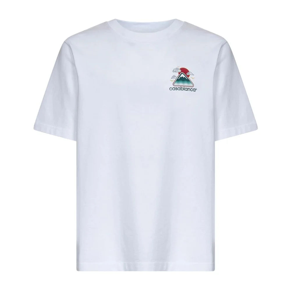 Casablanca White Cotton T-Shirt