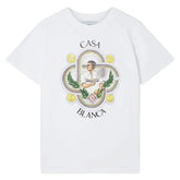 Casablanca White Cotton T-Shirt
