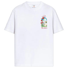 Casablanca White Cotton T-Shirt