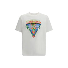 Casablanca White Cotton T-Shirt