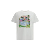Casablanca White Cotton T-Shirt