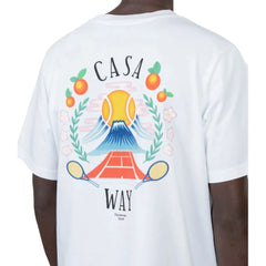 Casablanca White Cotton T-Shirt - XL