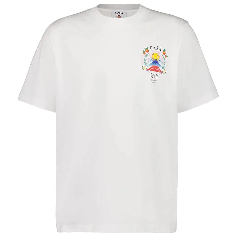 Casablanca White Cotton T-Shirt - XL