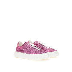 Casadei Fuchsia Elegance Leather Sneakers - EU35/US5 - Sneakers