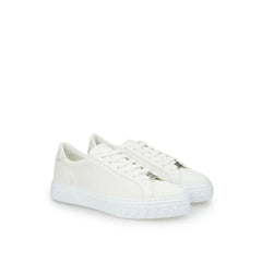 Casadei Sleek White Leather Sneakers - EU40/US10 - Sneakers