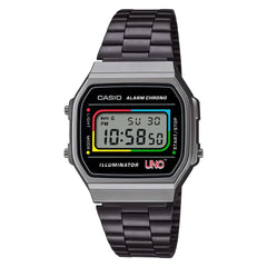 Casio Black Stainless Steel Digital Watch