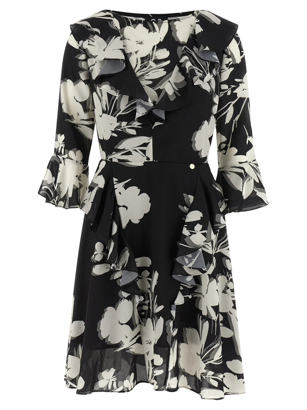 CATALINA Bicolor Recycled Polyester Midi Dress