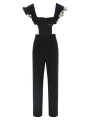 CATALINA Black Polyester Jumpsuit
