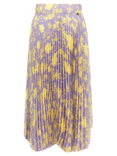 CATALINA Purple Recycled Polyester Midi Skirt