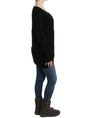 Cavalli Black knitted wool sweater - Sweaters