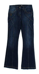 Cavalli Blue Cotton Stretch Low Waist Jeans - W26 - Jeans