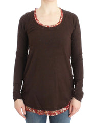 Cavalli Brown crewneck sweater - IT40|S - Sweaters