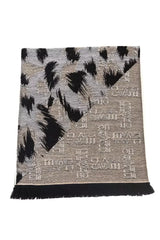 Cavalli Class Beige Wool Men Scarf - Scarves & Shawls