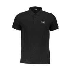Cavalli Class Black Cotton Men Polo Shirt - M - Polos