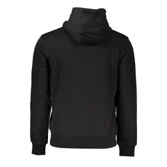 Cavalli Class Black Cotton Men Sweater - Hoodies