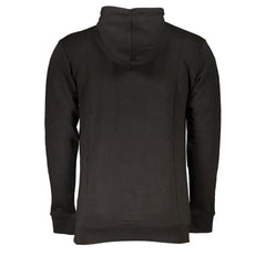 Cavalli Class Black Cotton Men Sweater - Sweatshirts