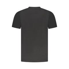 Cavalli Class Black Cotton Men T-Shirt