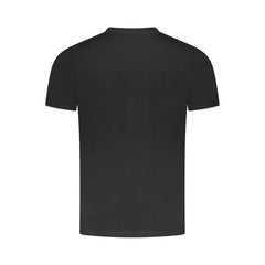 Cavalli Class Black Cotton Men T-Shirt - T-Shirts