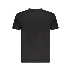 Cavalli Class Black Cotton Men T-Shirt - T-Shirts
