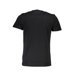 Cavalli Class Black Cotton Men T-Shirt - T-Shirts