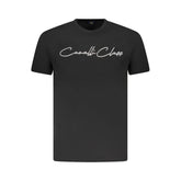 Cavalli Class Black Cotton Men T-Shirt - T-Shirts