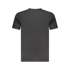 Cavalli Class Black Cotton Men T-Shirt - T-Shirts