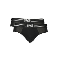Cavalli Class Black Cotton Men Underwear - Briefs